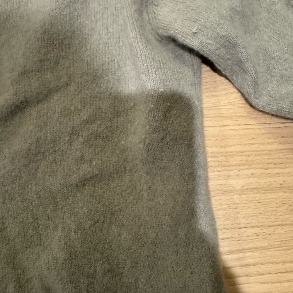 NAADAM Off-the-Shoulder Green Sweater - Picture 6 of 7